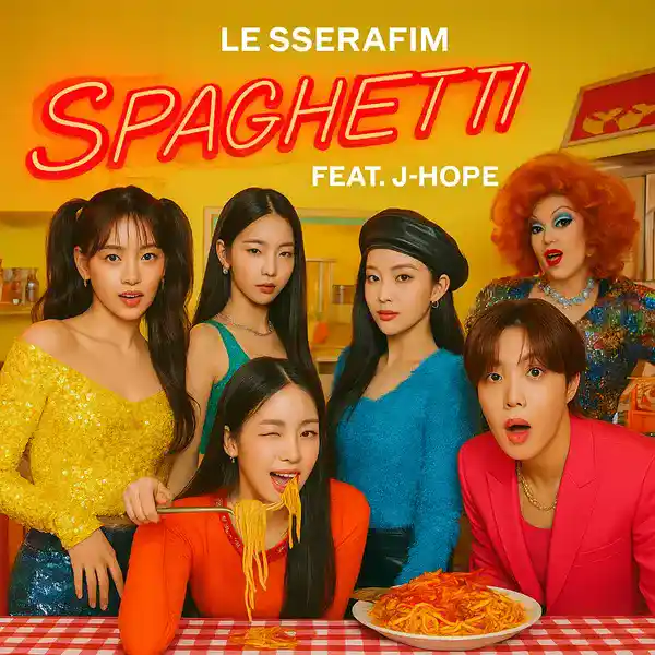 LE SSERAFIM - SPAGHETTI Ringtone Download Cover Art
