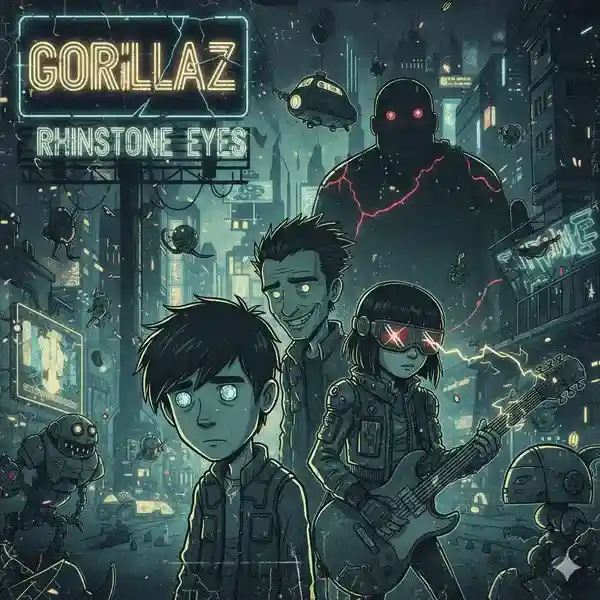 Gorillaz - Rhinestone Eyes Ringtone Download Cover Art