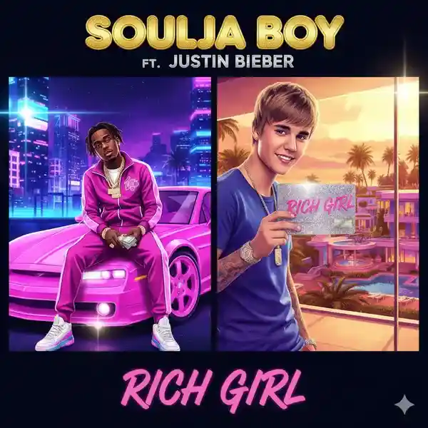 Soulja Boy Ft. Justin Bieber - Rich Girl Ringtone Download Cover Art