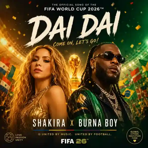 Shakira & Burna Boy - Dai Dai Ringtone Download Cover Art