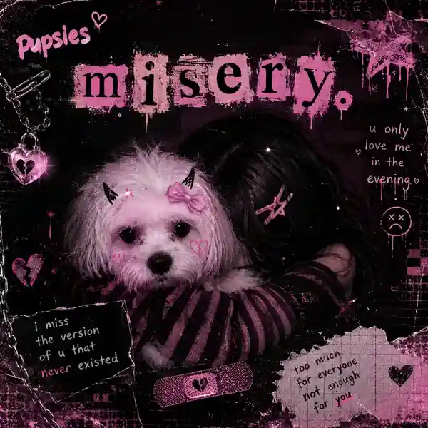 pupsies - misery. Ringtone Download Cover Art
